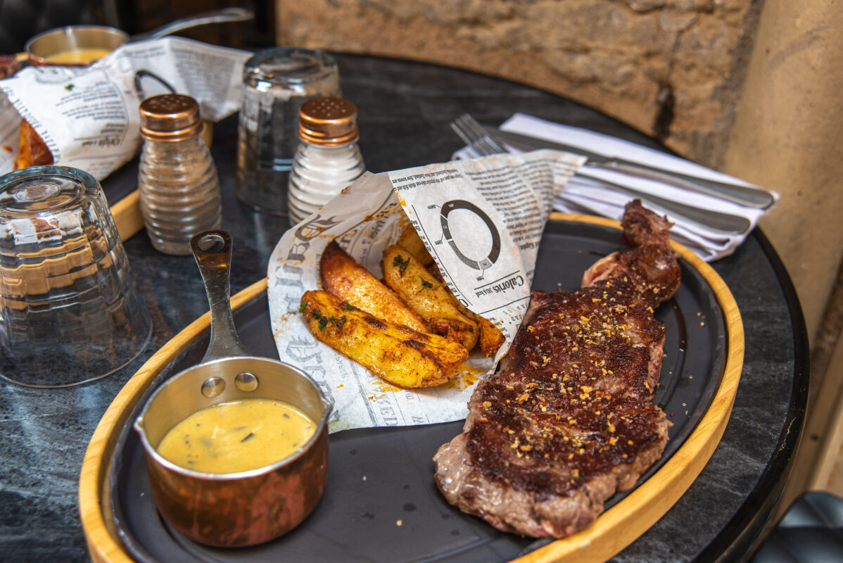 bavette et potatoes